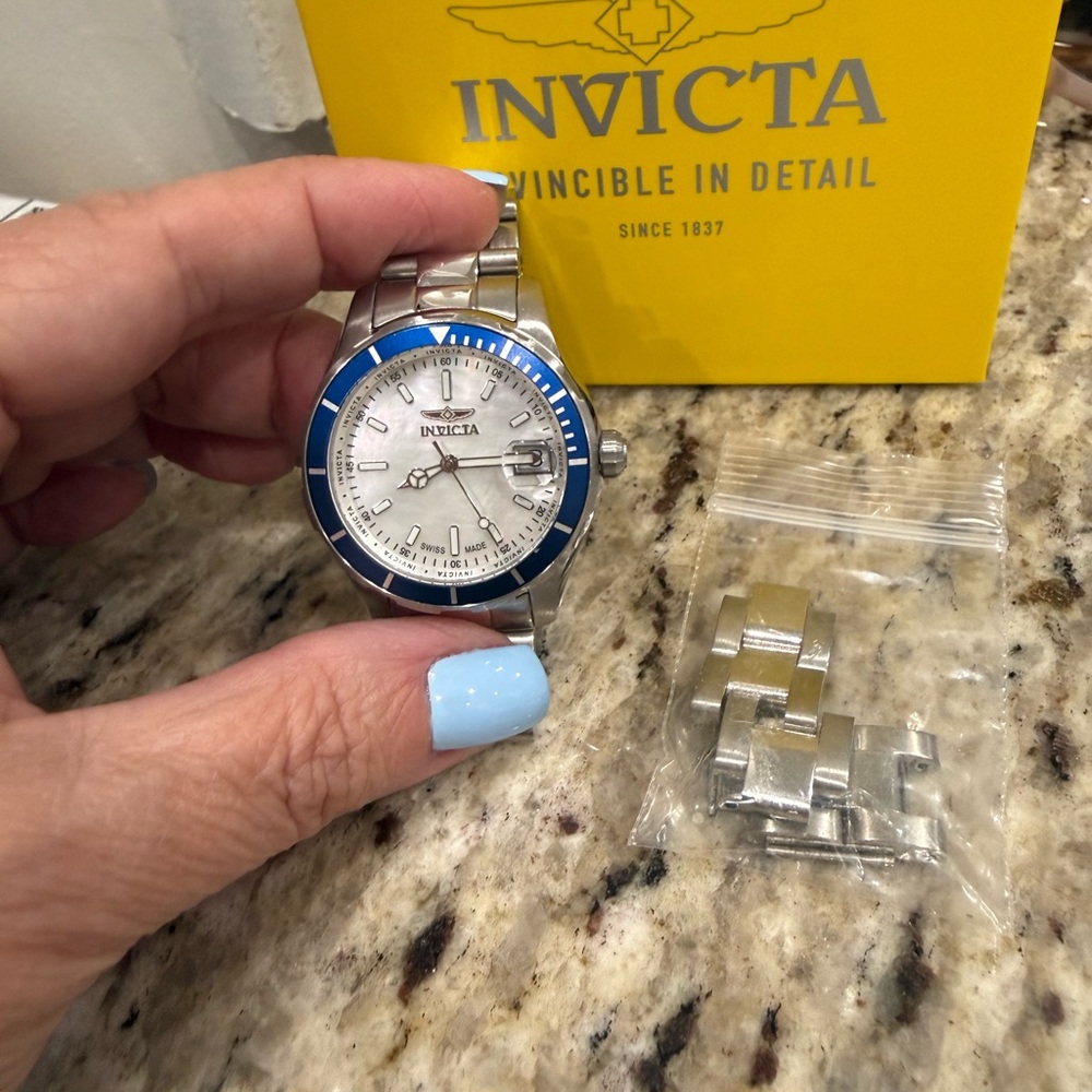 INVICTA Women Watch 28644 Stainless Steel Quartz Female Silver - Picture 2 of 4
